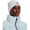 imageUnder Armour Womens Halftime Cable Knit Beanie100 White  Ghost Gray  White