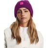 imageUnder Armour Womens Halftime Cable Knit Beanie573 Mystic Magenta  Rebel Pink  Mystic Magenta