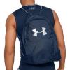 imageUnder Armour Adult Undeniable 20 Sackpack  Black 001Silver  One Size Fits AllAcademy Blue 408Silver