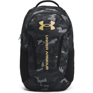 imageUnder Armour UnisexAdult Hustle 60 Backpack 003 BlackBlackBlack One Size Fits Most001 Black  Black  Metallic Gold