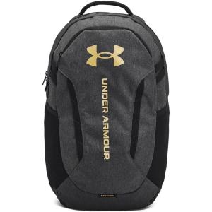imageUnder Armour UnisexAdult Hustle 60 Backpack 003 BlackBlackBlack One Size Fits Most005 Black Full Heather  Black  Metallic Gold