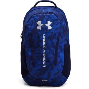 imageUnder Armour UnisexAdult Hustle 60 Backpack 003 BlackBlackBlack One Size Fits Most432 Tech Blue  Navy Magic  Metallic Silver