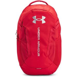 imageUnder Armour UnisexAdult Hustle 60 Backpack 003 BlackBlackBlack One Size Fits Most600 Red  Red  Metallic Silver