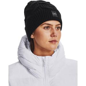 imageUnder Armour Womens Halftime Cable Knit Beanie001 Black  Jet Gray  Halo Gray