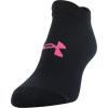 imageUnder Armour Womens Essential 20 Lightweight No Show Socks 6PairsBlackCerise Assorted