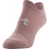 imageUnder Armour Womens Essential 20 Lightweight No Show Socks 6PairsPink Elixir Assorted Lockedin Fit