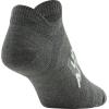 imageUnder Armour Womens Essential 20 Lightweight No Show Socks 6PairsPitch Gray Assorted Lockedin Fit