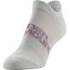 imageUnder Armour Womens Essential 20 Lightweight No Show Socks 6PairsWhiteFresh Orchid Assorted Lockedin Fit