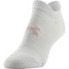imageUnder Armour Womens Essential 20 Lightweight No Show Socks 6PairsWhitePink Assorted Lockedin Fit