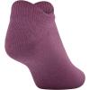 imageUnder Armour womens Essential 20 No Show Socks 6pairs DiscontinuedLevel PurpleAssorted