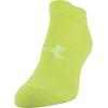 imageUnder Armour womens Essential 20 No Show Socks 6pairs DiscontinuedLime FizzWhite