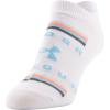 imageUnder Armour womens Essential 20 No Show Socks 6pairs DiscontinuedWhiteElectro TangerineFresco Blue