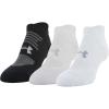 imageUnder Armour Womens Play Up No Show Tab Socks 3PairsHalo Gray Assorted
