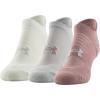imageUnder Armour Womens Play Up No Show Tab Socks 3PairsPink Elixir Assorted