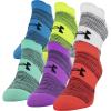 imageUnder Armour womens Essential 20 No Show Socks 6pairs DiscontinuedBetaExotic Bloom