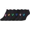 Black/Assorted Colors (6-pairs)