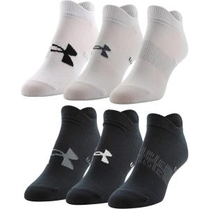 imageUnder Armour Womens Essential 20 Lightweight No Show Socks 6PairsBlack 2 Assorted
