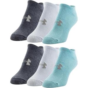 imageUnder Armour womens Essential 20 No Show Socks 6pairs DiscontinuedAu344456963B