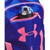 imageUnder Armour UnisexAdult Undeniable Sackpack  Pitch Gray Medium Heather 012Black  One Size Fits Most486 Versa Blue  Pink Punk  White