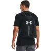 imageUnder Armour UnisexAdult Undeniable Sackpack  Pitch Gray Medium Heather 012Black  One Size Fits MostBlack 001Metallic Silver