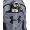 imageUnder Armour UnisexAdult Undeniable Sackpack  Pitch Gray Medium Heather 012Black  One Size Fits MostPitch Gray Medium Heather 012Black