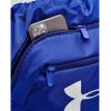 imageUnder Armour UnisexAdult Undeniable Sackpack  Pitch Gray Medium Heather 012Black  One Size Fits MostRoyal 400Metallic Silver
