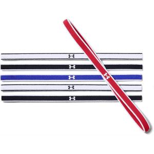 imageUnder Armour Womens Mini Headbands 6Pack  Black 005White  One Size Fits AllRed 600White