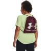 imageUnder Armour UnisexAdult Ozsee Sackpack  Midnight Navy 411White  One Size Fits All604 Dark Maroon   Metallic Silver