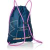 imageUnder Armour UnisexAdult Ozsee Sackpack  Midnight Navy 411White  One Size Fits AllFluo Fuchsia Techno Teal