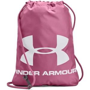 imageUnder Armour UnisexAdult Ozsee Sackpack  Midnight Navy 411White  One Size Fits All669 Pace Pink   White