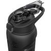 imageUnder Armour 24Oz Stainless Steel Water Bottle Insulated Carabiner Easy Carry Hook Leak Proof Kids ampamp Adults All Sports GymBreeze Blue