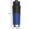 imageUnder Armour 24Oz Stainless Steel Water Bottle Insulated Carabiner Easy Carry Hook Leak Proof Kids ampamp Adults All Sports GymTeam Royal