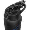 imageUnder Armour 24Oz Stainless Steel Water Bottle Insulated Carabiner Easy Carry Hook Leak Proof Kids ampamp Adults All Sports GymTeam Royal