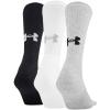 imageUnder Armour Adult Training Cotton Crew Socks MultipairsTrue Gray Heather 2 3pairs
