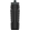 imageUnder Armour Squeeze Water Bottles 32 oz Water Bottles Sideline Sports Water Bottle with QuickShot Lid Quick ampamp Easy Hydration Gym Water Bottles Squeeze Bottle 1 32oz BottleBlackPitch Grey