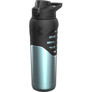 imageUnder Armour 24Oz Stainless Steel Water Bottle Insulated Carabiner Easy Carry Hook Leak Proof Kids ampamp Adults All Sports GymBreeze Blue