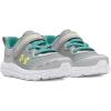 imageUnder Armour Baby Boys Infant Assert 10 Alternate Closure102 Halo GrayRadial TurquoiseSonic Yellow