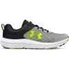 imageUnder Armour Boys Grade School Assert 10102 Mod GrayBlackHigh Vis Yellow