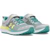imageUnder Armour Boys Pre School Assert 10 Alternate Closure102 Halo GrayRadial TurquoiseSonic Yellow