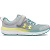 imageUnder Armour Boys Pre School Assert 10 Alternate Closure102 Halo GrayRadial TurquoiseSonic Yellow