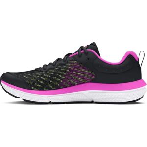 imageUnder Armour Boys Grade School Assert 10002 BlackVivid MagentaMorph Green