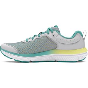 imageUnder Armour Boys Grade School Assert 10103 Halo GrayRadial TurquoiseSonic Yellow
