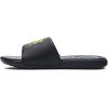 imageUnder Armour Boys Ansa Fix Slide Sandal007 BlackBlackLime Surge