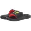 imageUnder Armour Boys Ansa Fix Slide Sandal302 BlackBlackYellow Ray