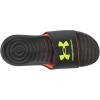 imageUnder Armour Boys Ansa Fix Slide Sandal302 BlackBlackYellow Ray