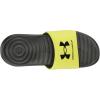 imageUnder Armour Boys Ansa Fix Slide Sandal302 BlackLime YellowBlack