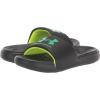 imageUnder Armour Boys Ansa Fix Slide Sandal302 BlackVapor Green