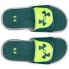 imageUnder Armour Kids Ignite Pro Slide Sandal104 Mod GrayHighvis YellowHydro Teal