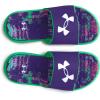 imageUnder Armour Kids Ignite Pro Slide Sandal300 Vapor GreenCobalt LegacyCeleste