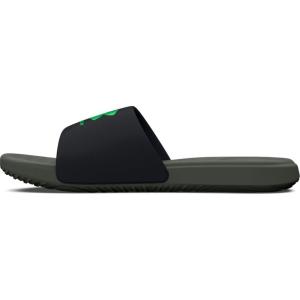 imageUnder Armour Boys Ansa Fix Slide Sandal008 BlackColorado SageGreen Screen